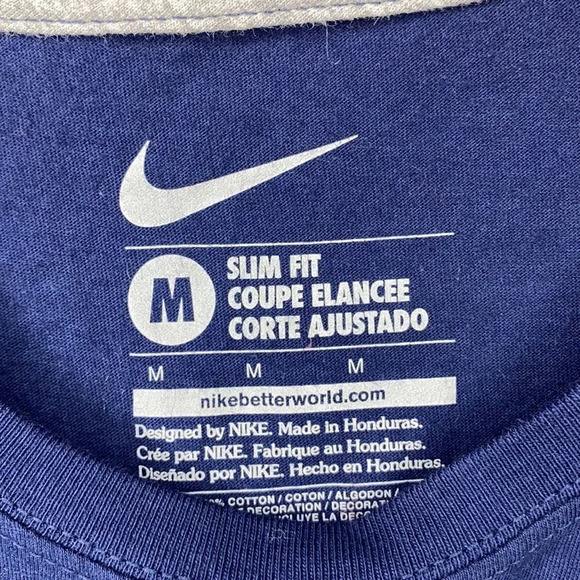 Nike Slim Fit Denver Broncos Navy Short Sleeve T Shirt M - Picture 5 of 6